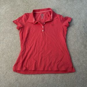 coral izod polo